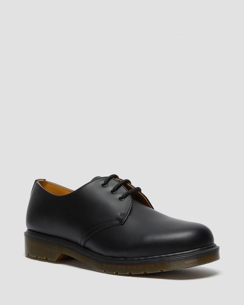 Dr Martens 1461 Plain Welt Smooth Leren Oxford Schoenen Heren Zwart | NL 214UZG